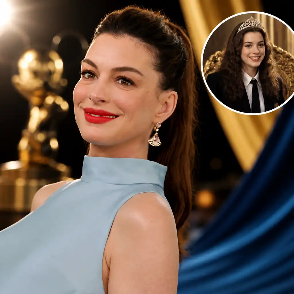 Anne Hathaway Becomes a Disney Legend