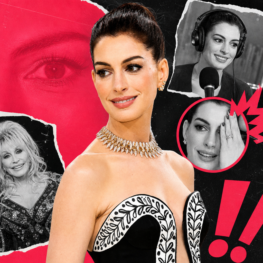 Anne Hathaway Says She Was Legally Blind
