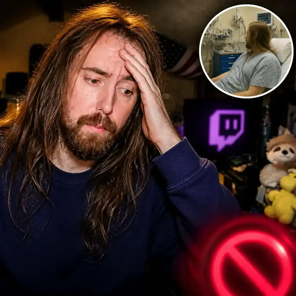 Asmongold Twitch Ban Lands Amid Health Scare