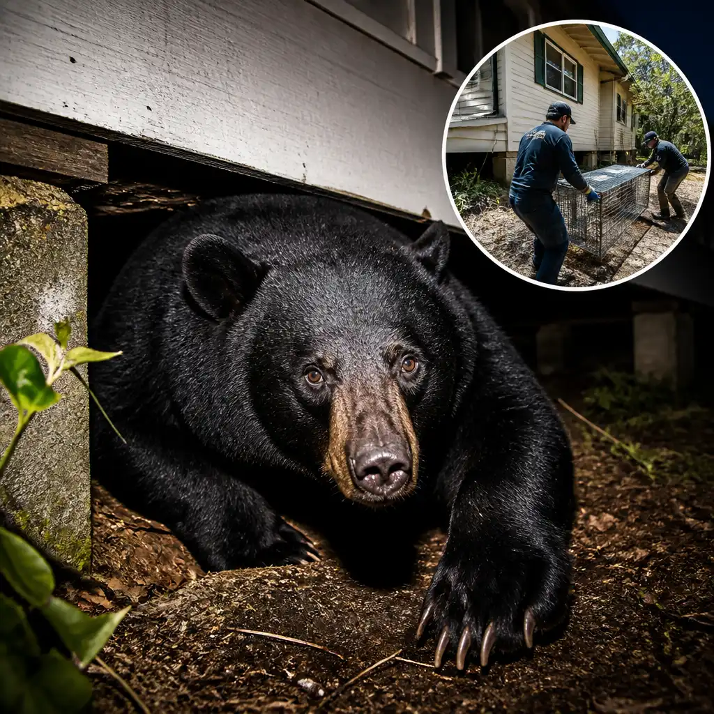 A 550lb Bear Was Evicted From Under a Home, Then It Happened Again