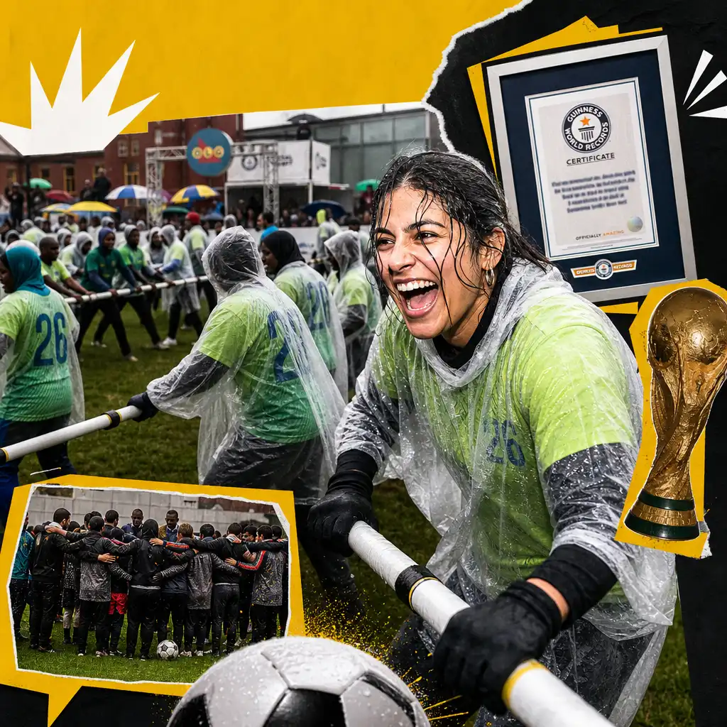 Canada Sets Largest Game of Human Foosball