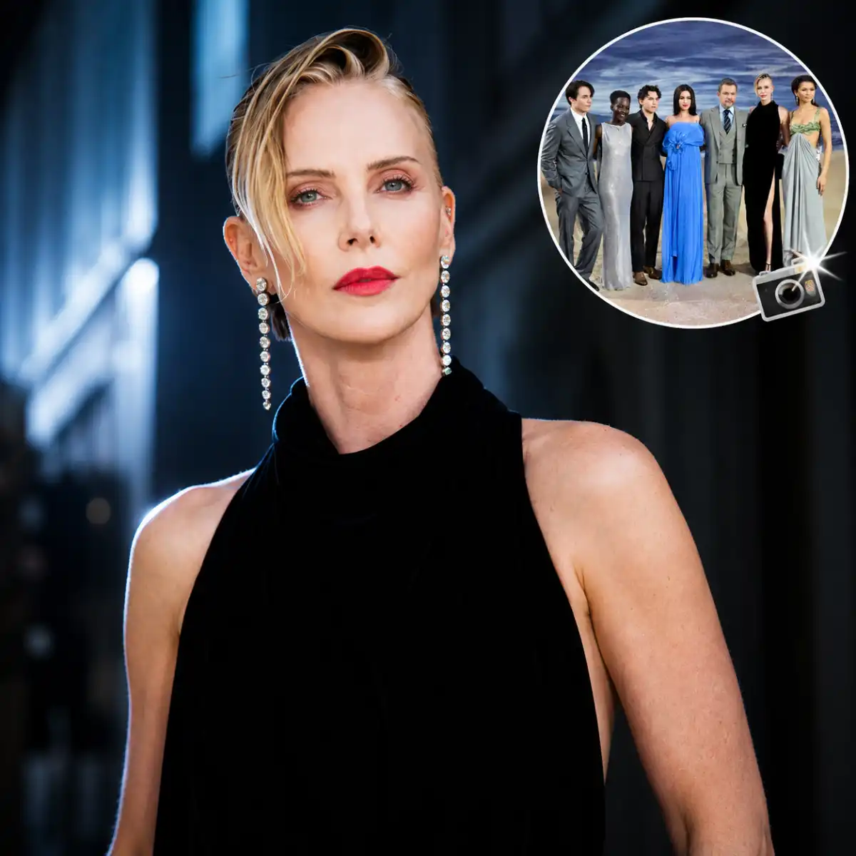 Charlize Theron at The Odyssey Premiere