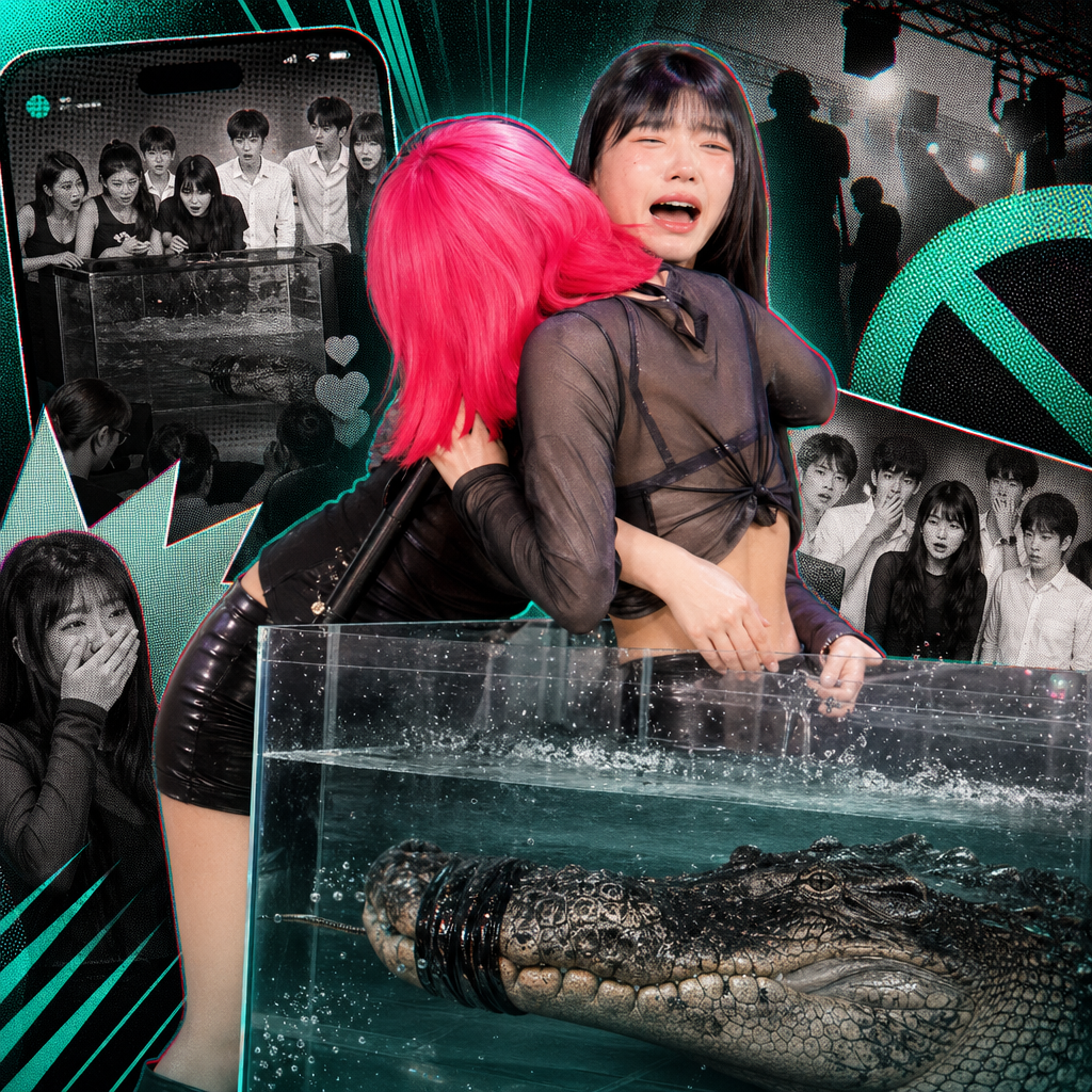 Chinese livestreamer Night Paris banned after crocodile tank punishment clips resurface