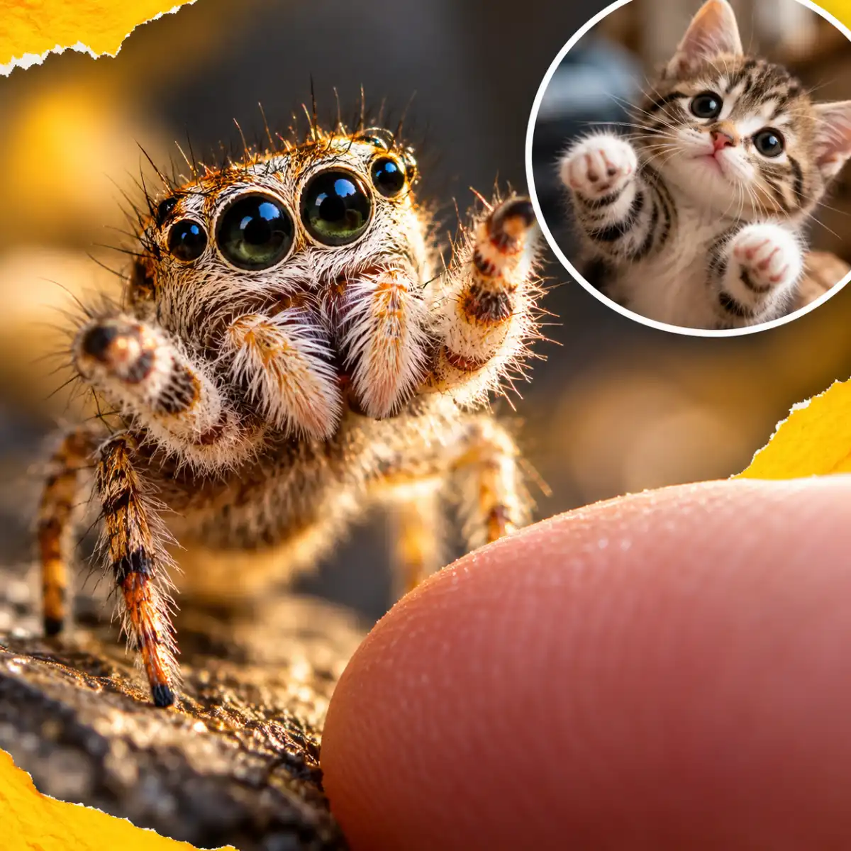 These Tiny Spiders Are Acting Like Cats, and the Internet Is Obsessed