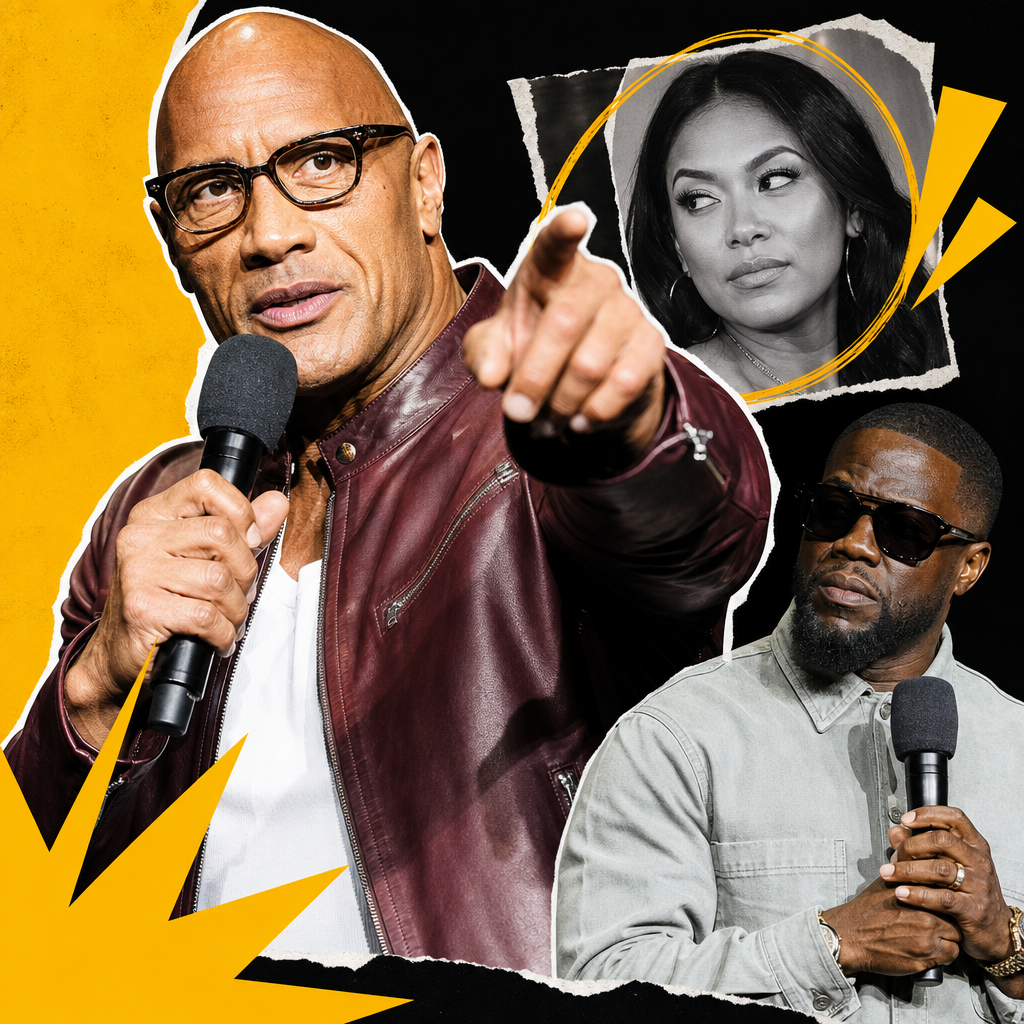 Dwayne Johnson Takes Over Kevin Hart Netflix Roast