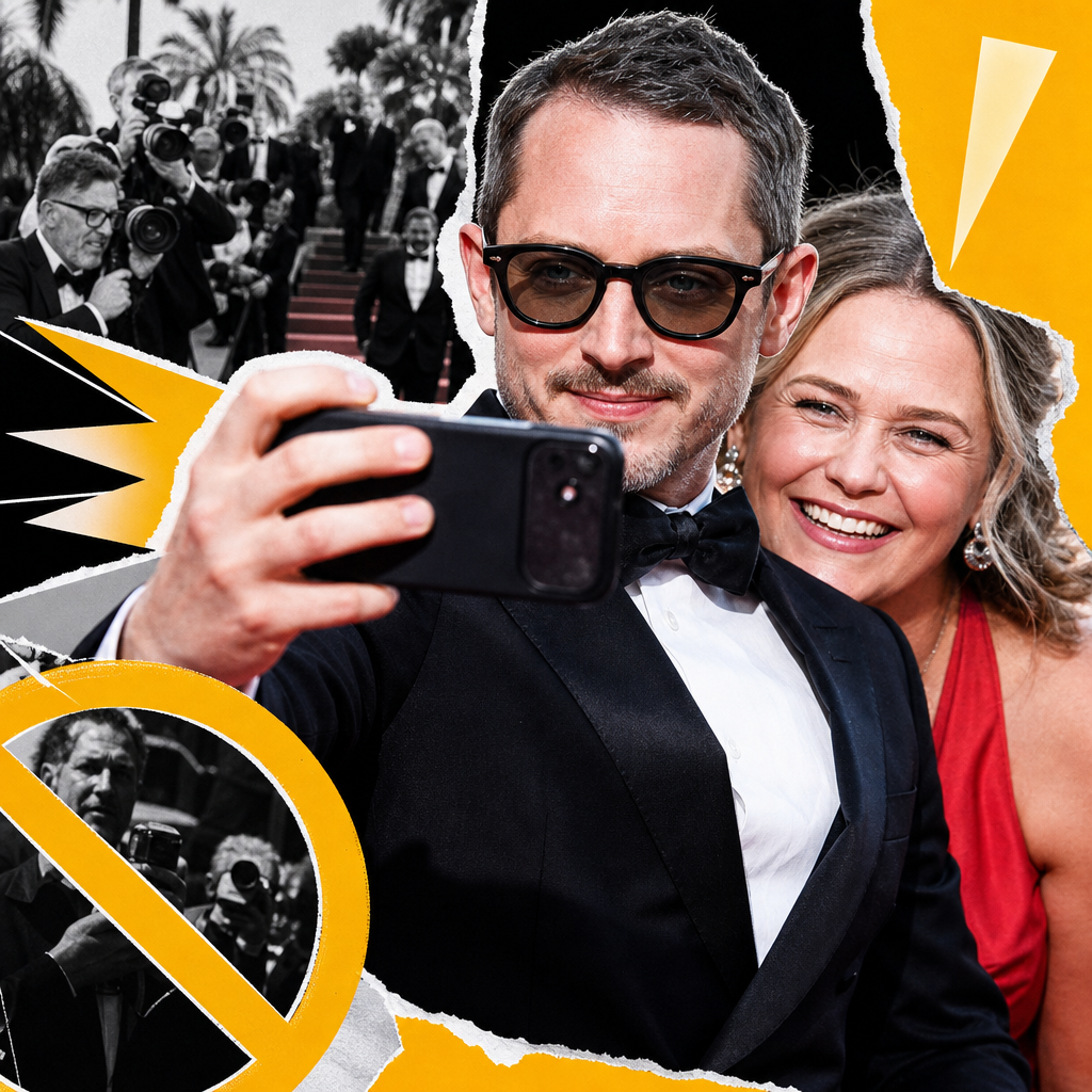Elijah Wood Breaks Cannes Red Carpet Rule