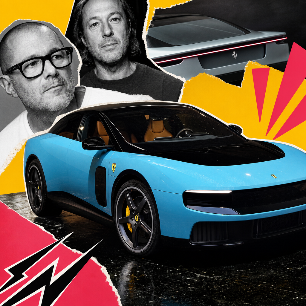 Ferrari’s First EV Gets a Jony Ive Touch