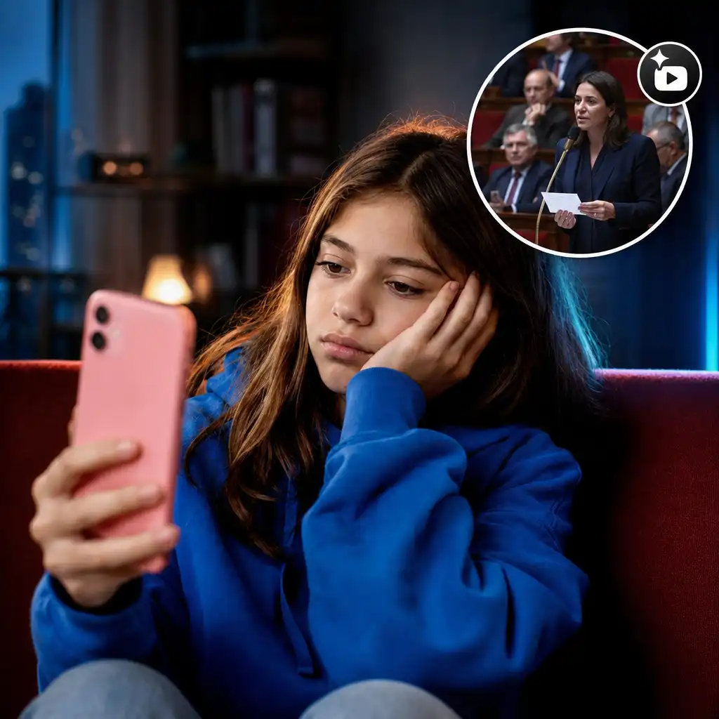 France Approves Under-15 Social Media Ban