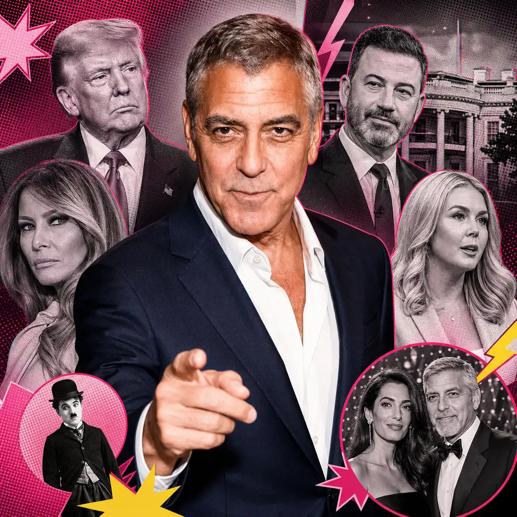 George Clooney Backs Jimmy Kimmel Over Melania Trump Joke Dispute
