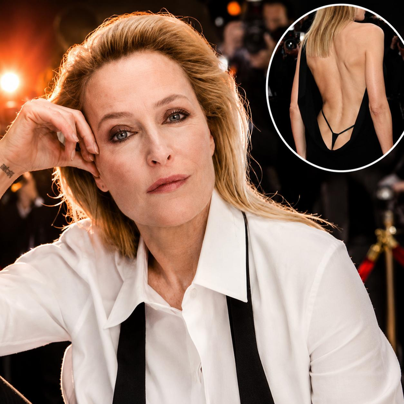 Gillian Anderson Finally Reveals the Surprisingly Simple Reason Behind Her Iconic 2001 Thong Dress