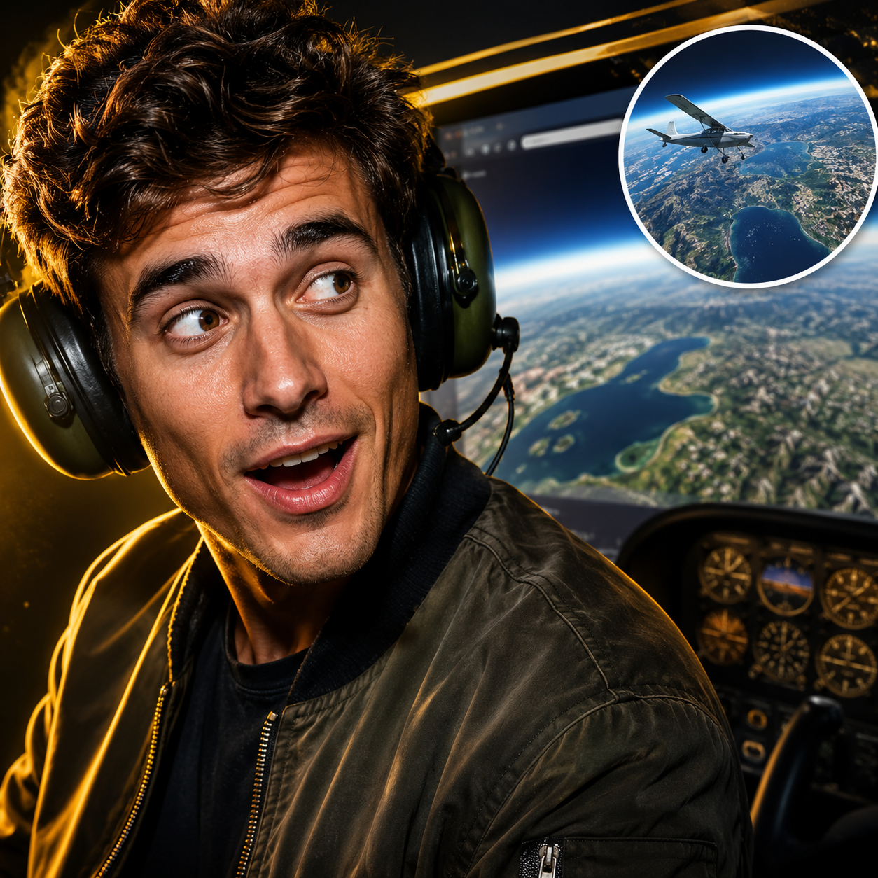Google Earth Flight Simulator Hits Browsers