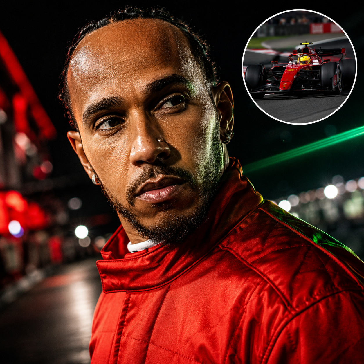 Hamilton’s First Ferrari Win Lands Hard