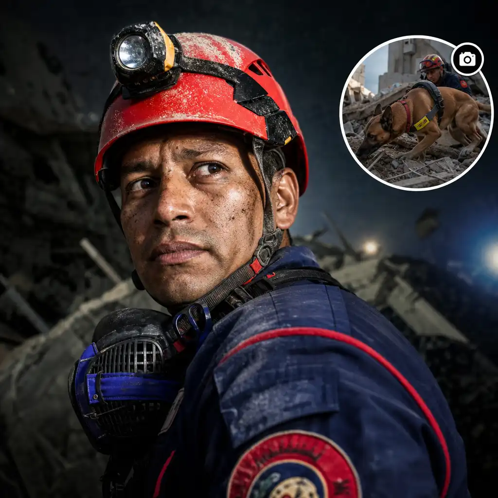How Rescuers Search for Quake Survivors