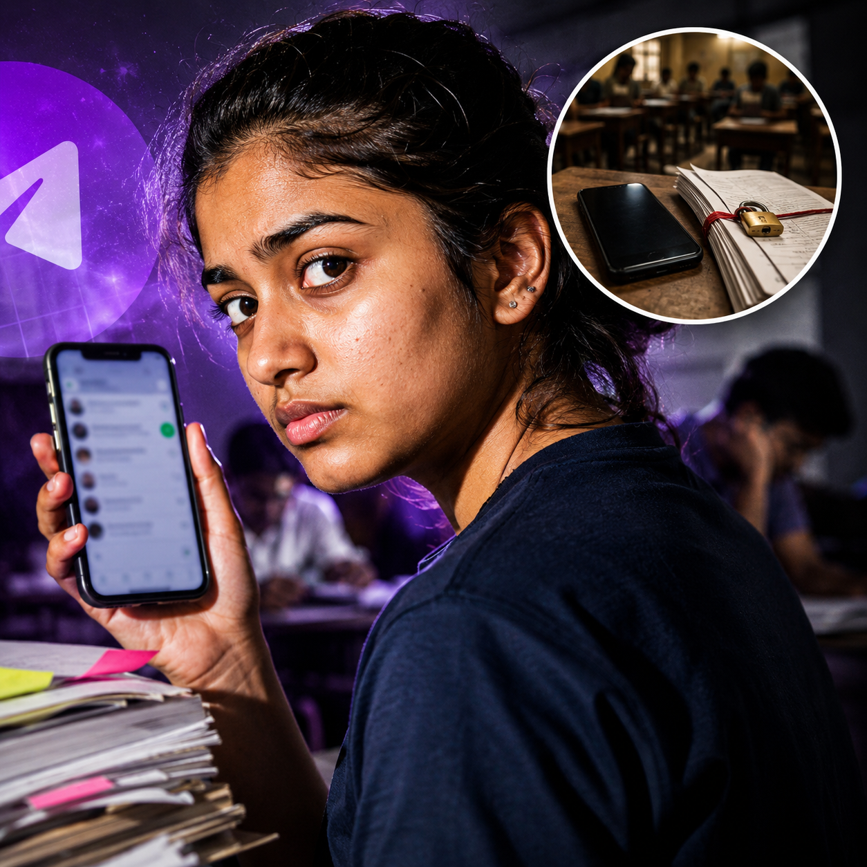 India Telegram Ban Targets Exam Leak Claims