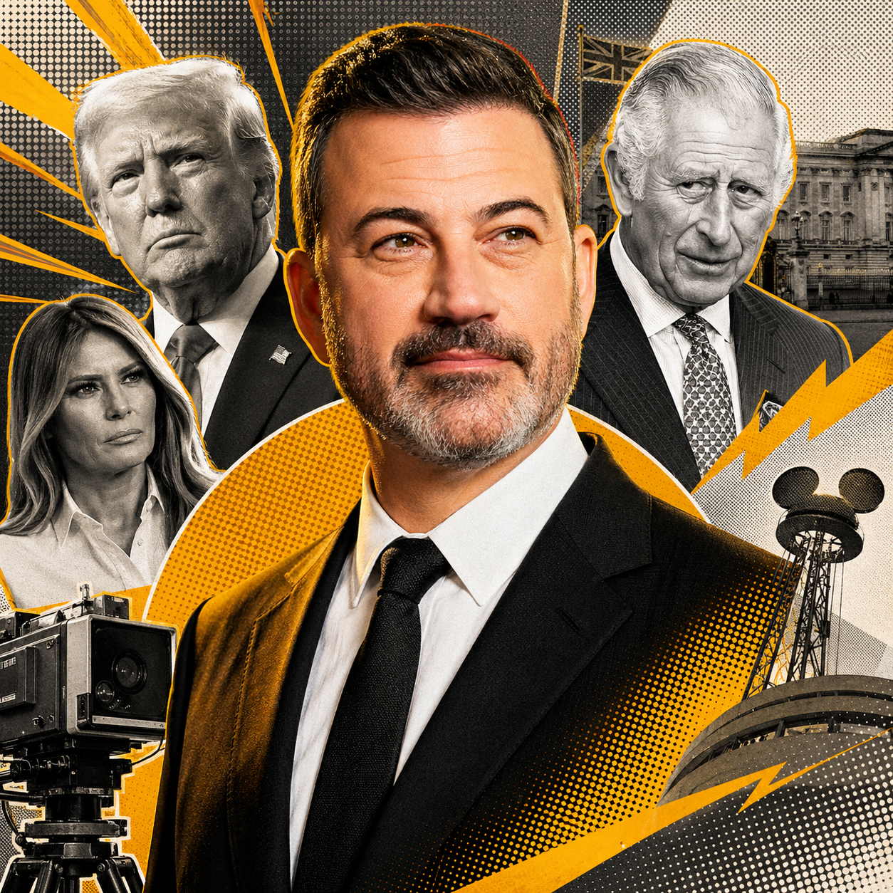 Jimmy Kimmel Turns Trump’s Royal Welcome Into a Fight Over Satire and Power