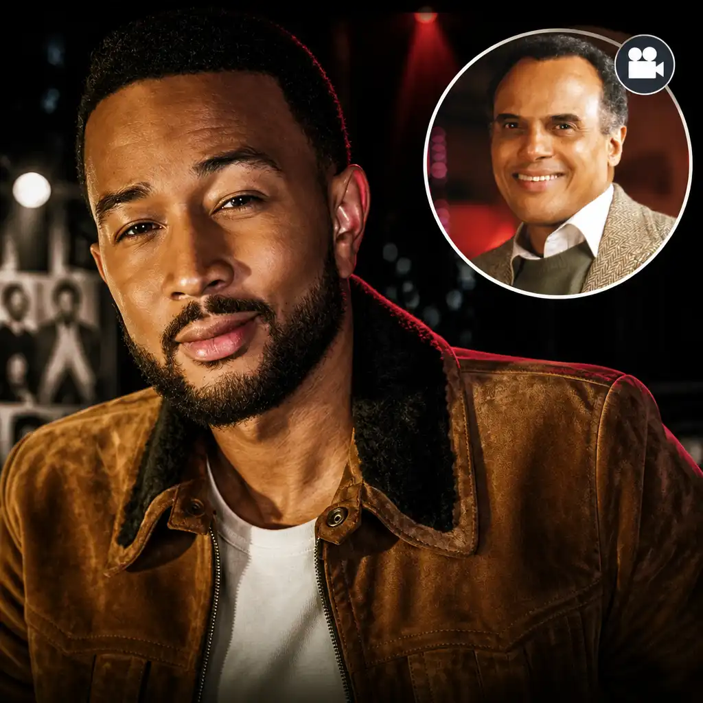 John Legend Steps In as Harry Belafonte