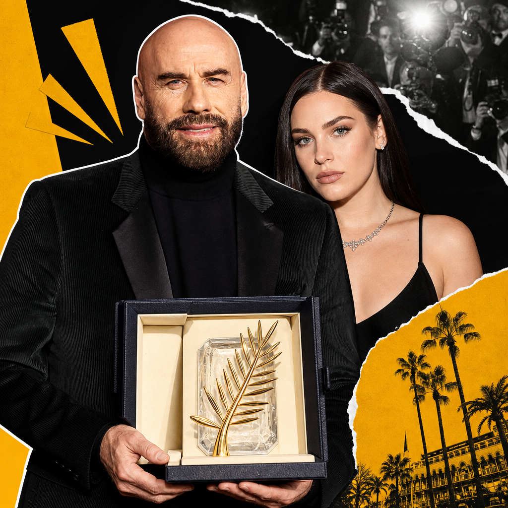 John Travolta’s Cannes Return With Ella