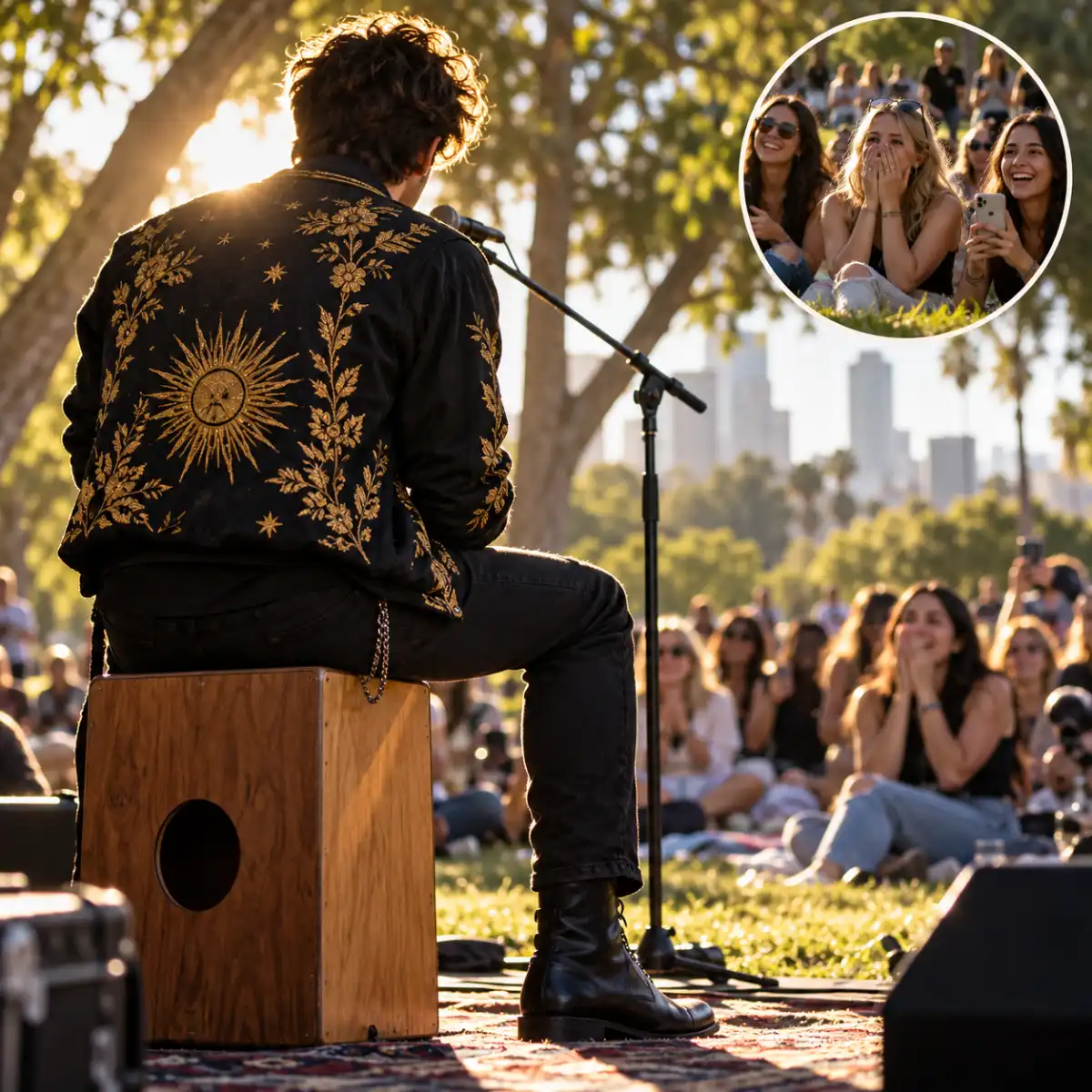 Justin Bieber Surprise Concert Hits LA Park