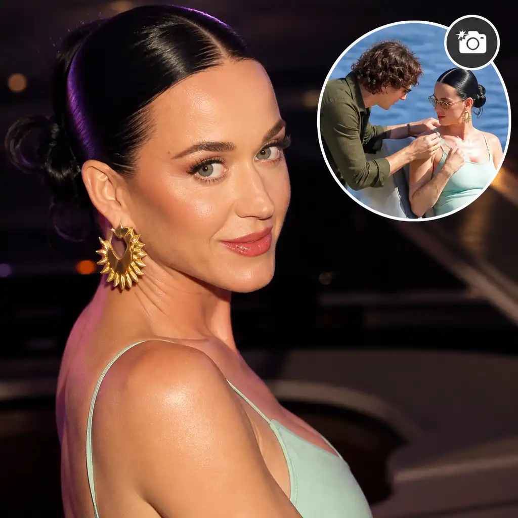 Justin Trudeau and Katy Perry Share an SPF Moment