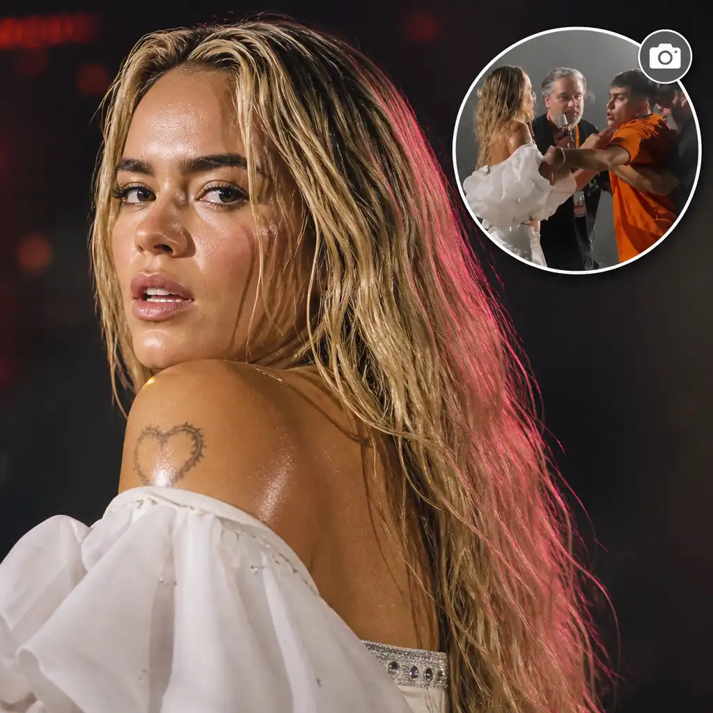 Karol G Grabbed by Fan at Toronto Concert