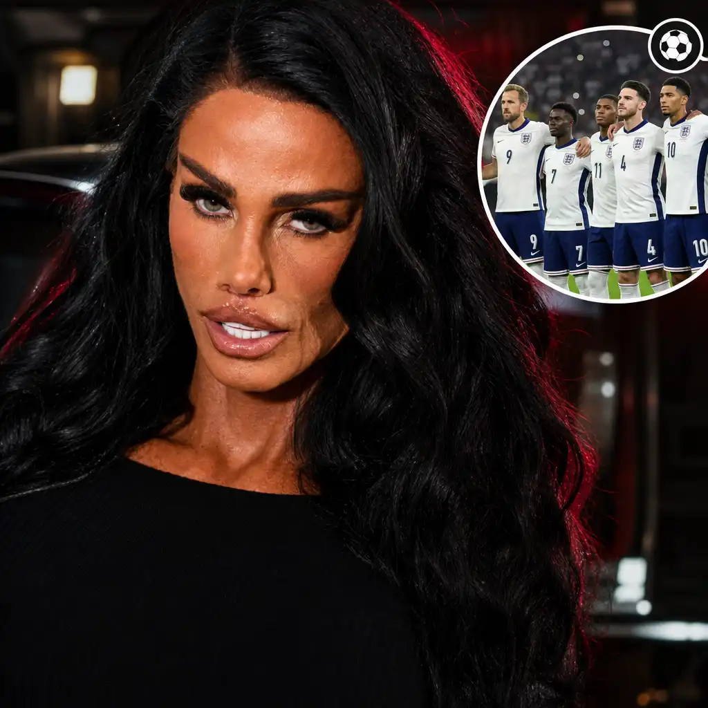 Katie Price Makes Naked England Promise
