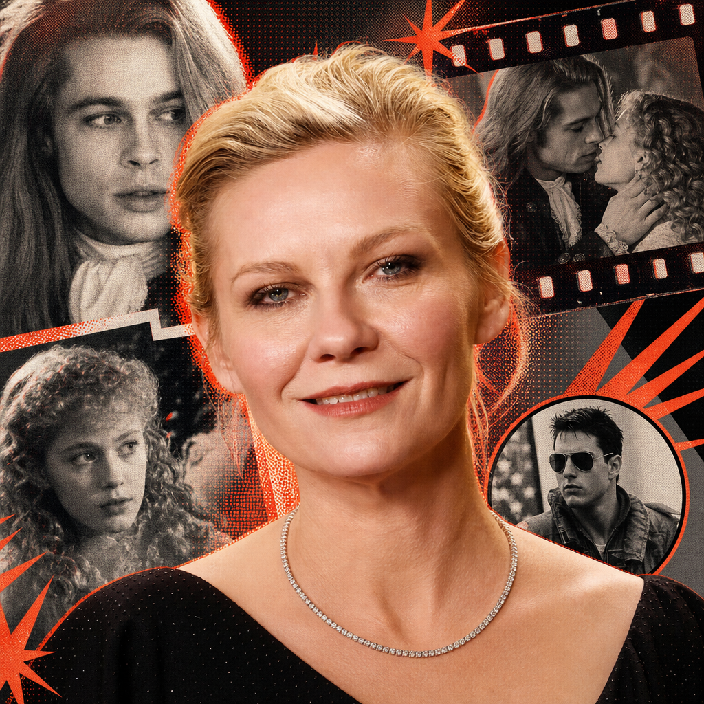 Kirsten Dunst’s Brad Pitt Kiss Still Says Plenty About Child Actors On Set