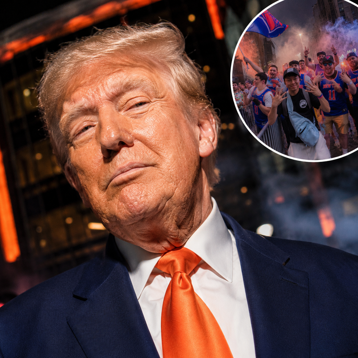 Knicks Fans Blame Trump for Finals Curse