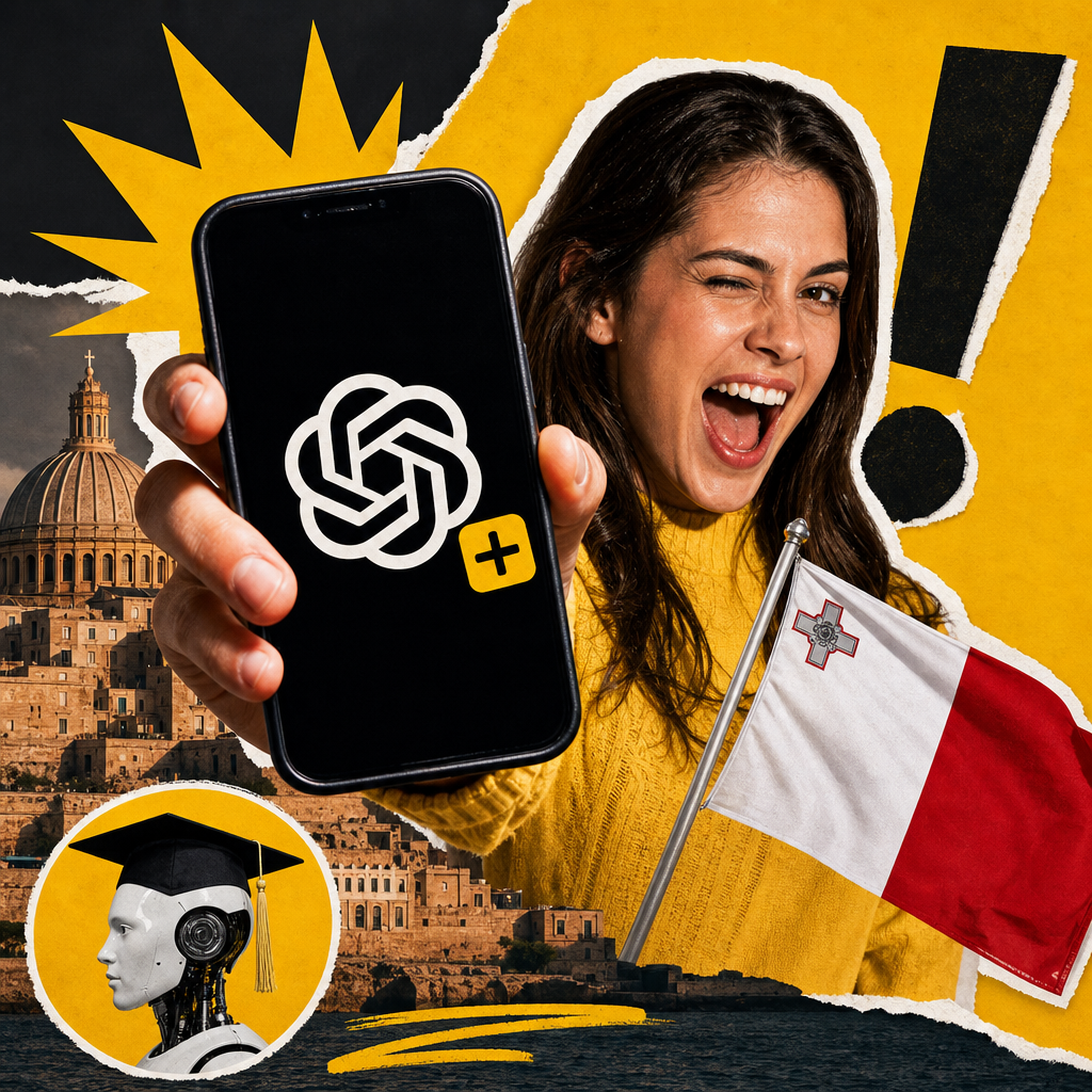 Malta Offers Free ChatGPT Plus Access