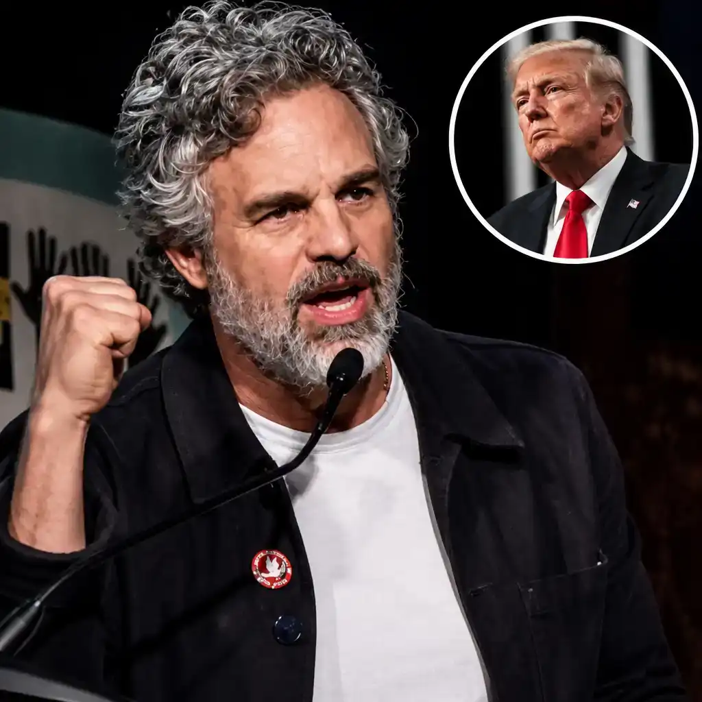 Mark Ruffalo Roars at Hands Off Our Vote Rally