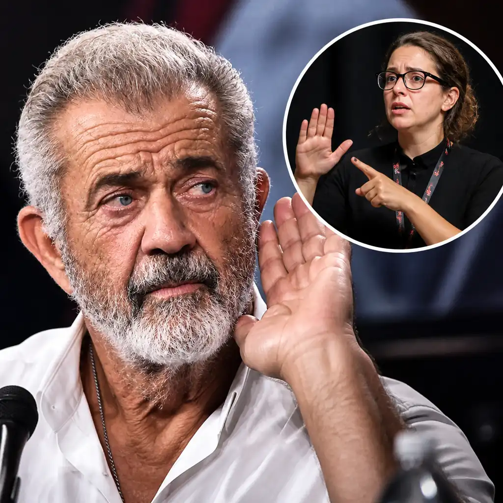 Mel Gibson Accused of Mocking ASL Interpreter