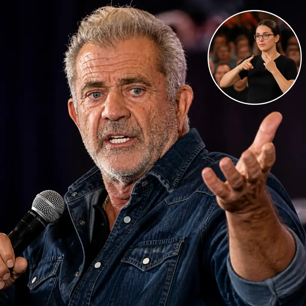 Mel Gibson Apologizes Over ASL Interpreter Gesture