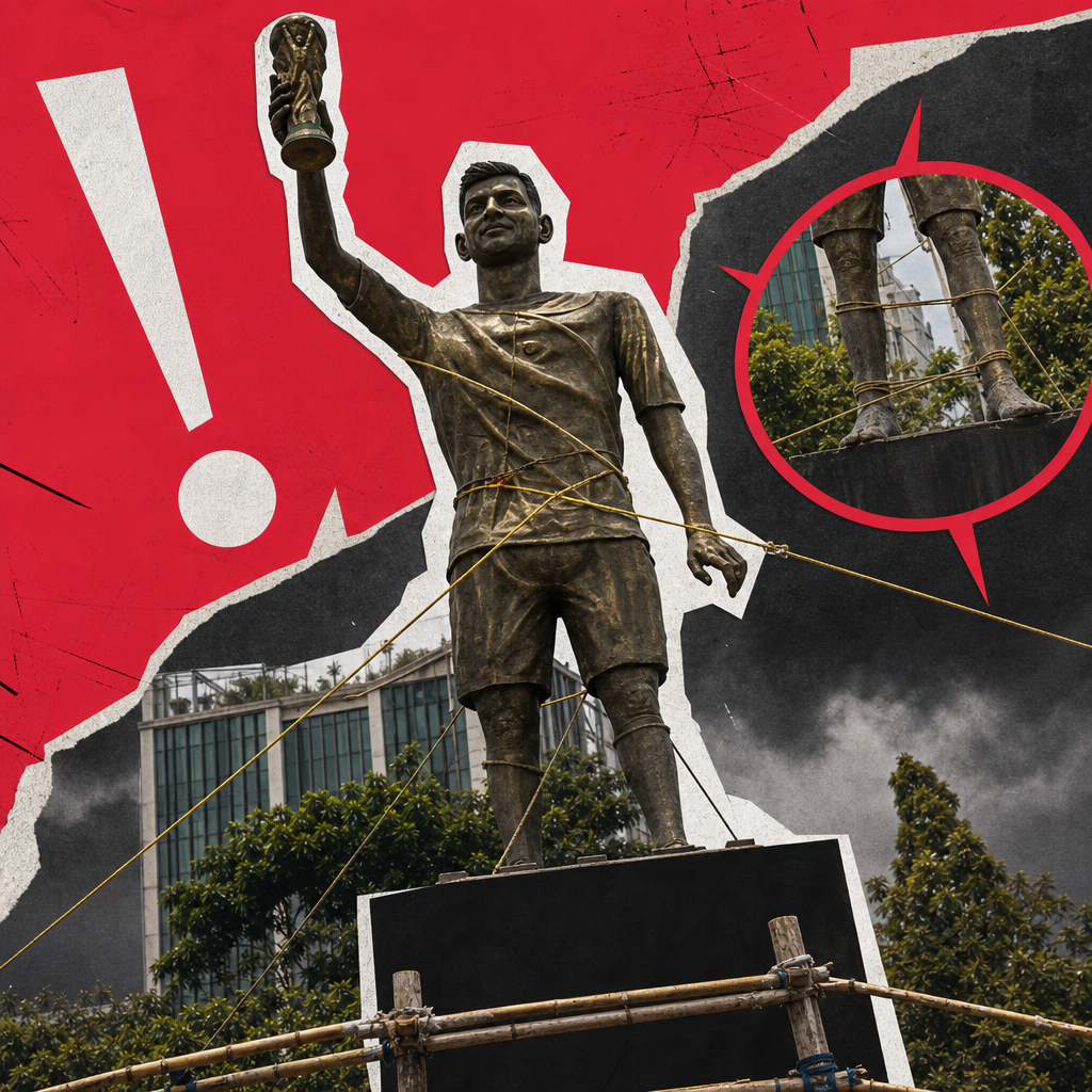 Messi Statue Declared Unsafe in India