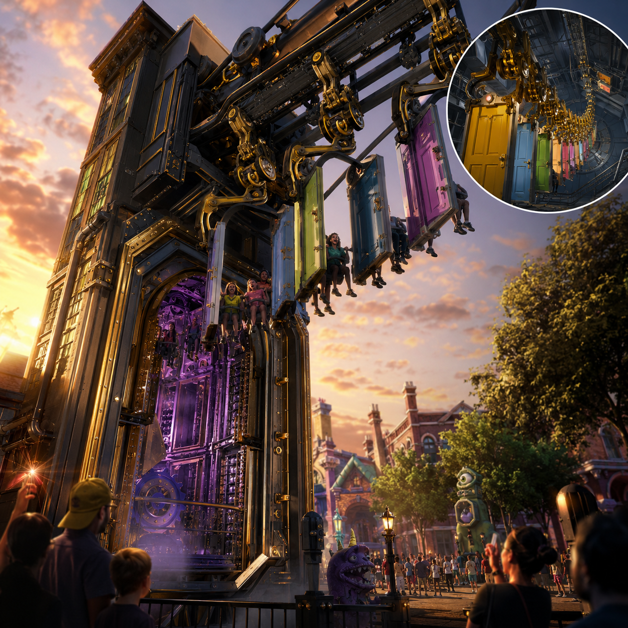 Monsters, Inc. Land Opens Before Its Coaster