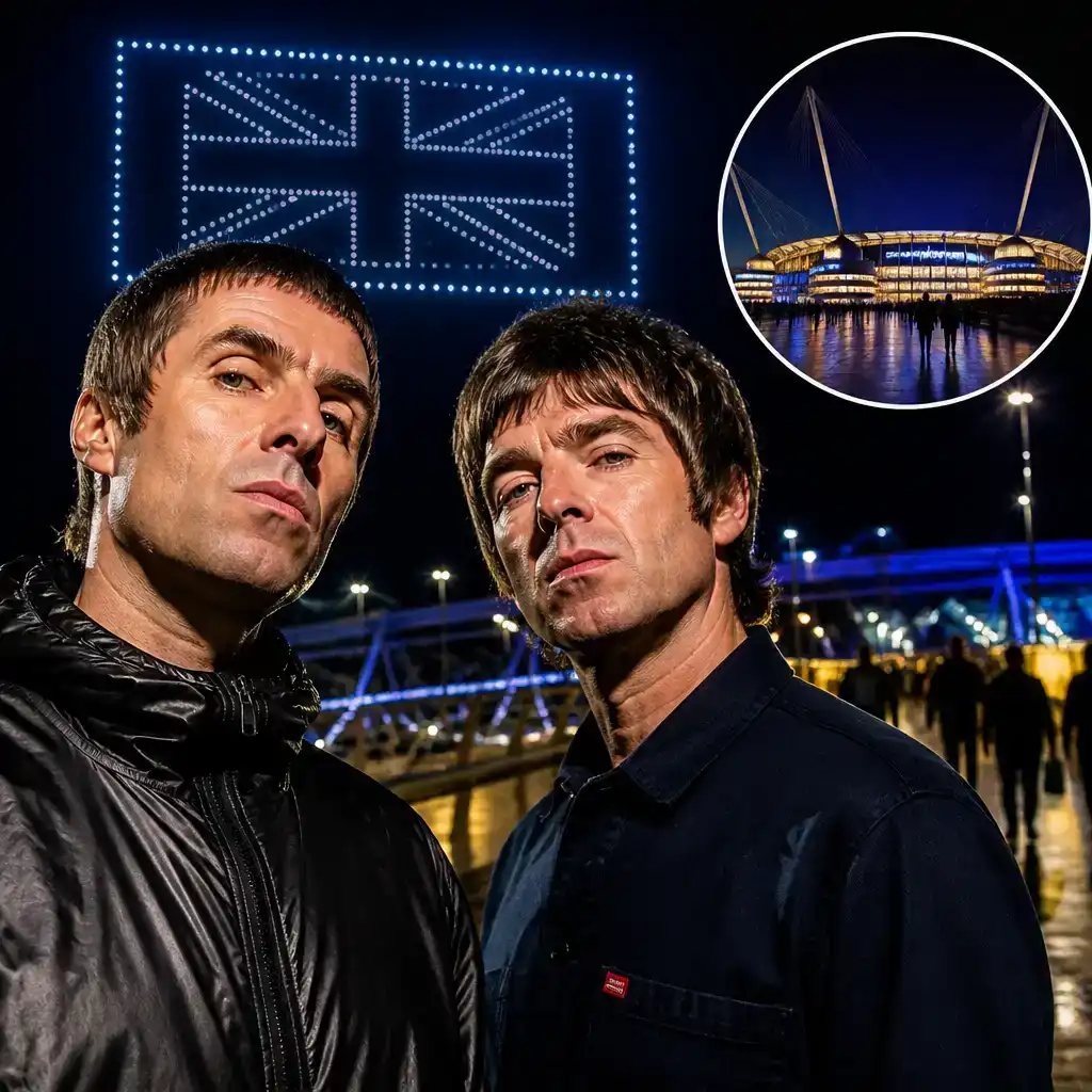 Oasis 2027 Tour Teased by 500 Drones