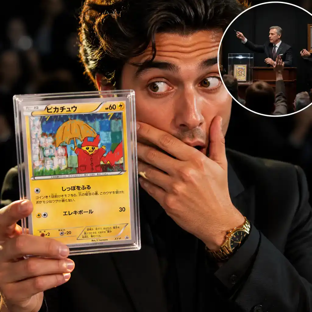 Raincoat Pikachu Card Sells for $8.4 Million