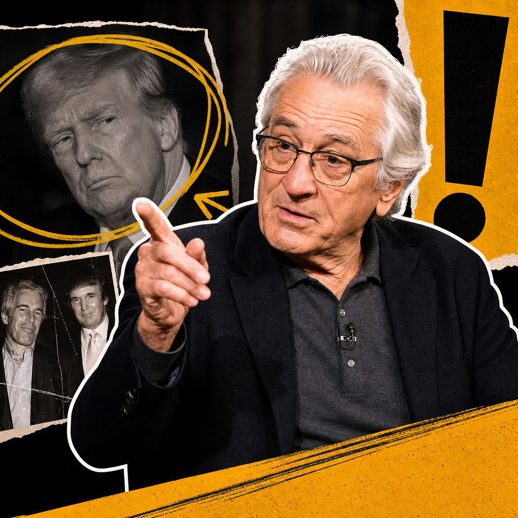Robert De Niro digs at Donald Trump's Epstein connection