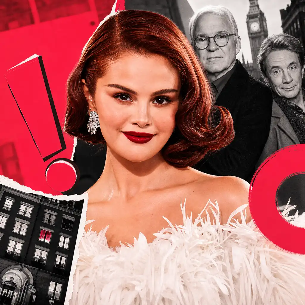 Selena Gomez Goes Auburn as Only Murders in the Building Takes London