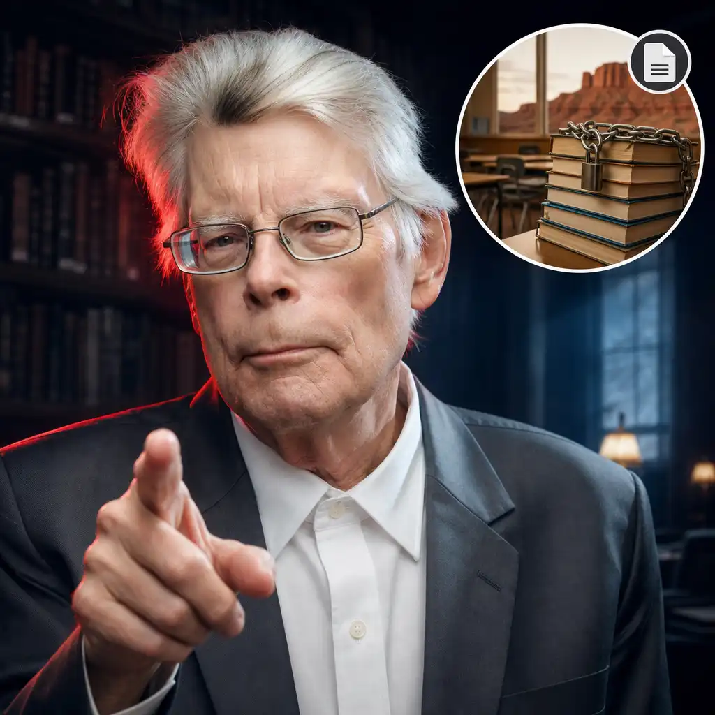 Stephen King Blasts Utah Book Ban