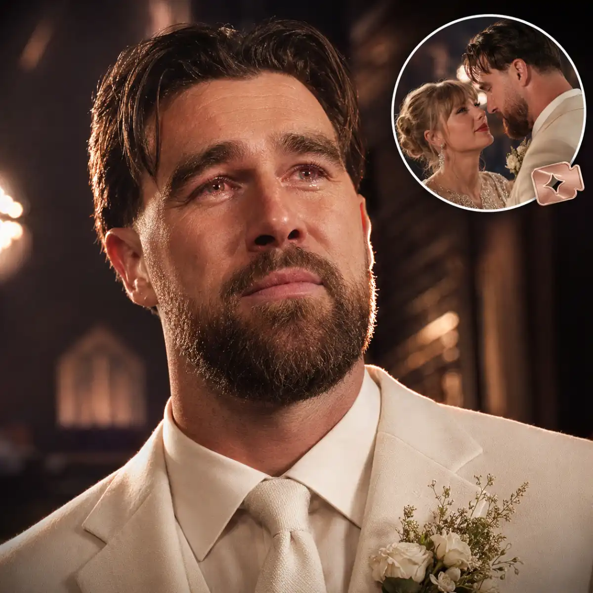 Taylor Swift and Travis Kelce Wedding Tears