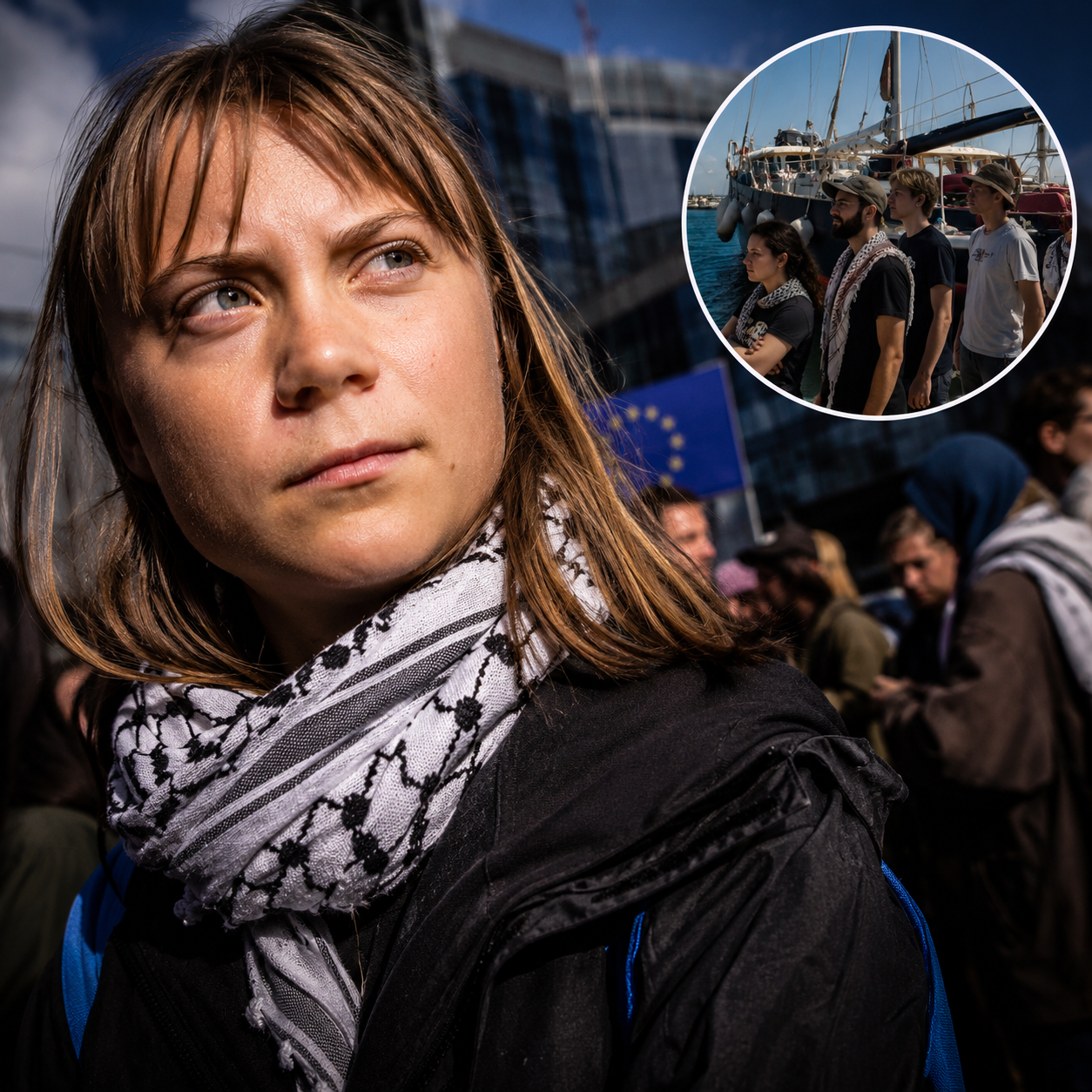 Thunberg Joins Brussels Protest Against Israel